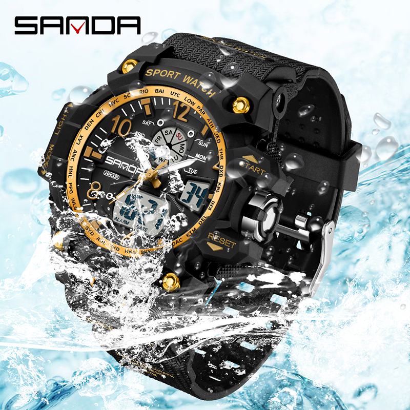 Fashion Sanda Brand Youth Mili - Solar Powered Watch บทวิจารณ์และราคา