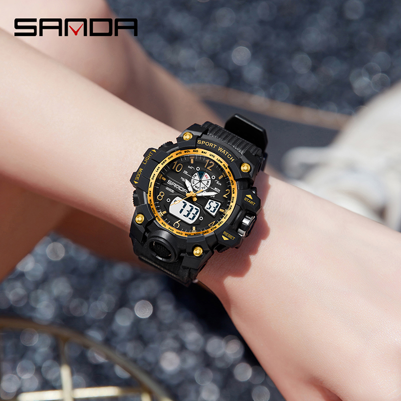 Fashion Sanda Brand Youth Mili - Solar Powered Watch บทวิจารณ์และราคา