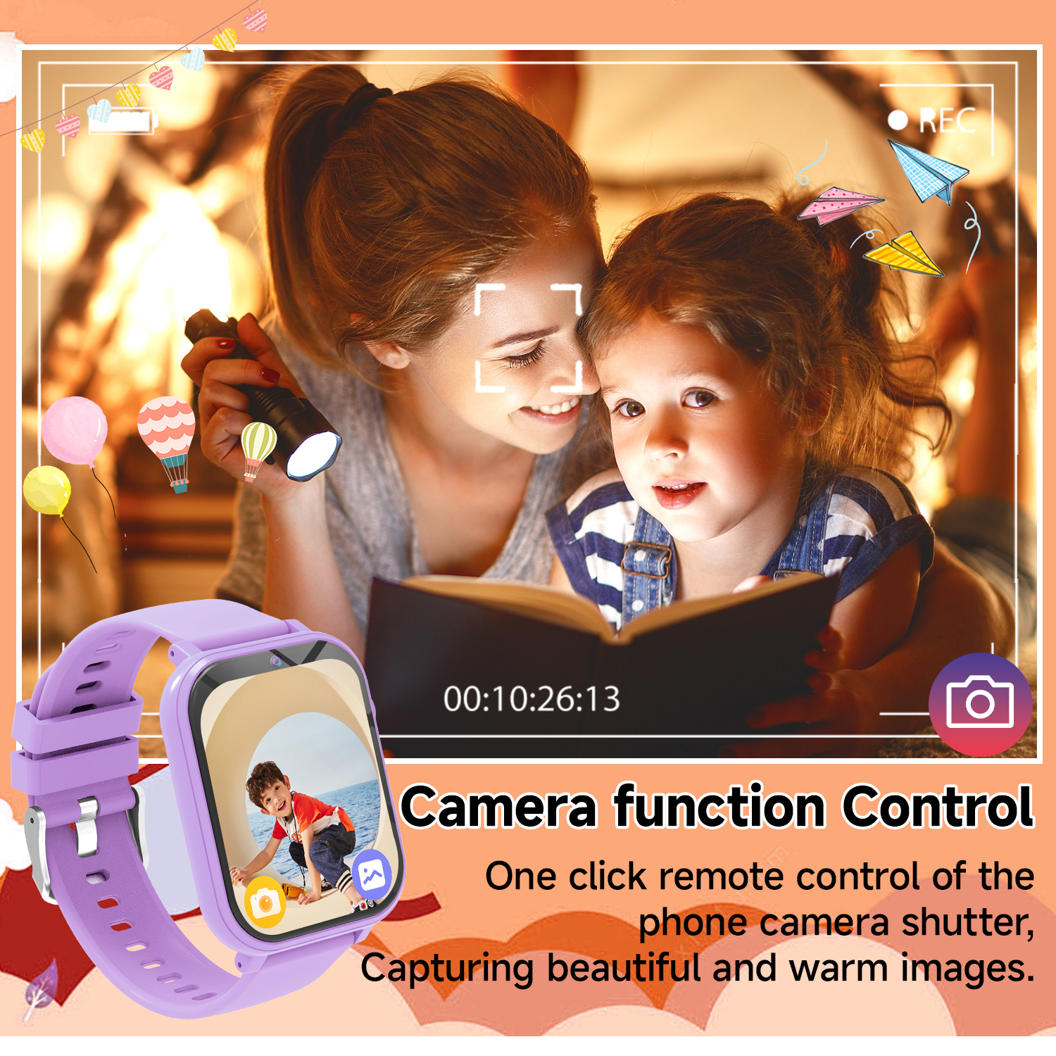 Kids Smart Watch with Camera f - Smartwatch Watches For Kid Boy With Alarm บทวิจารณ์และราคา