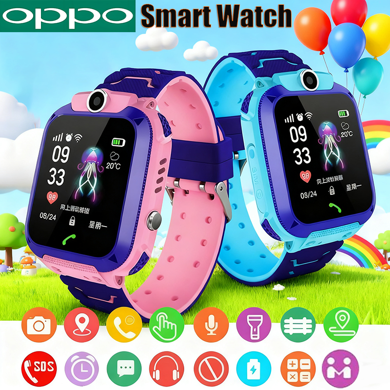 OPPO Kids 4G Smart Watch Mini  - Smartwatch Watches For Kid Boy With Alarm บทวิจารณ์และราคา