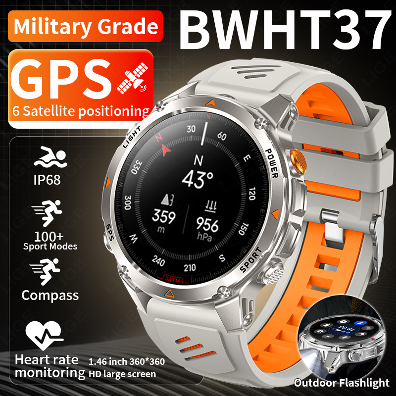 LIGE Rugged GPS Track Smart Wa - Watch Smartwatch บทวิจารณ์และราคา