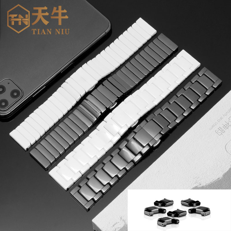 Ceramic watch strap For Omega  - Smartwatch Casio Watches For Men บทวิจารณ์และราคา