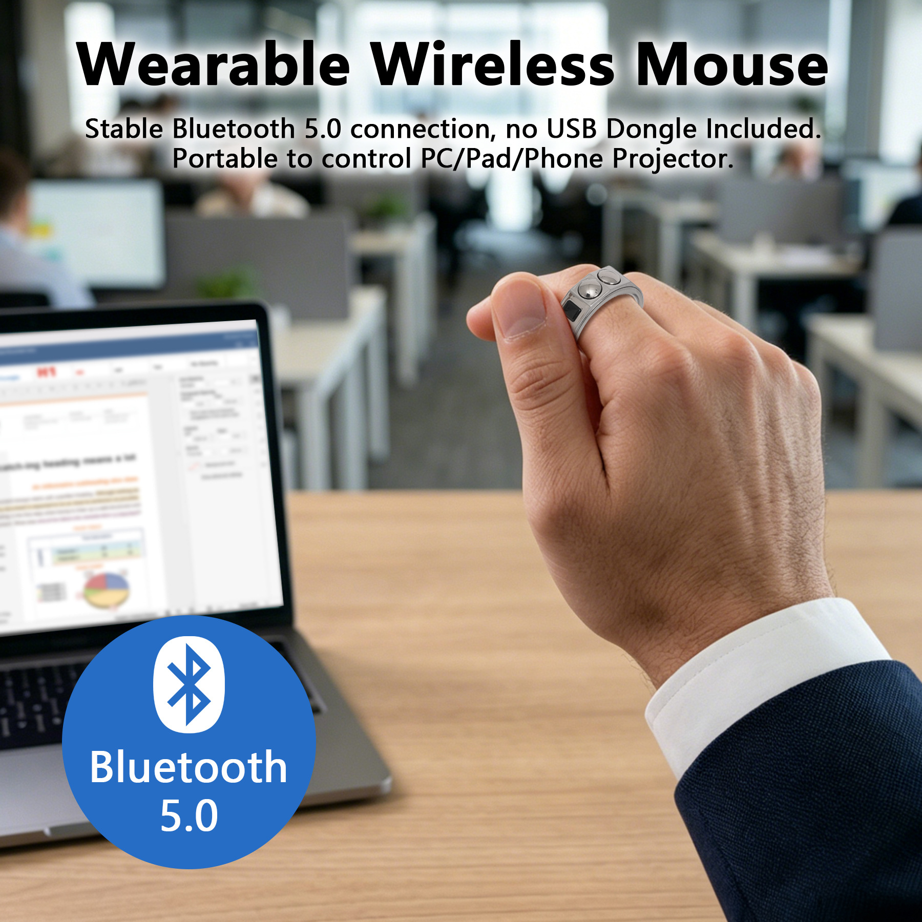 Smart mouse ring ring PPT demo - Watch Smartwatch บทวิจารณ์และราคา
