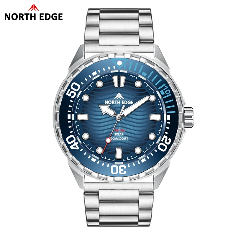 2026 New NORTH EDGE TRITON Sol - Solar Powered Watch บทวิจารณ์และราคา