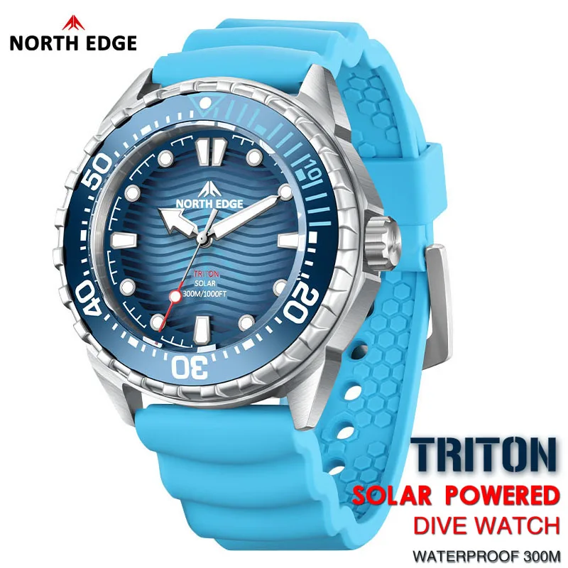 2026 New NORTH EDGE TRITON Sol - Solar Powered Watch บทวิจารณ์และราคา