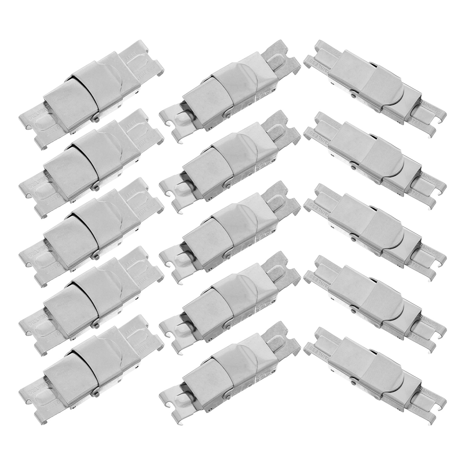 15Pcs Hand Watch Stainless Ste - Mesh Stainless Strap บทวิจารณ์และราคา