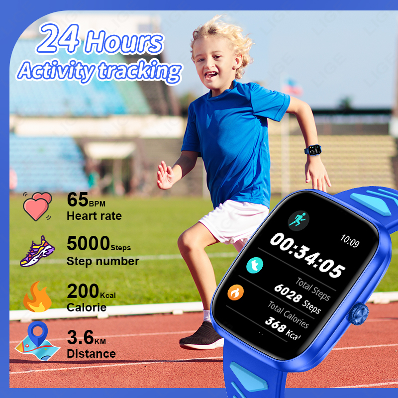 LIGE 2026 Kids Smart Watch Chi - Smartwatch Watches For Kid Boy With Alarm บทวิจารณ์และราคา