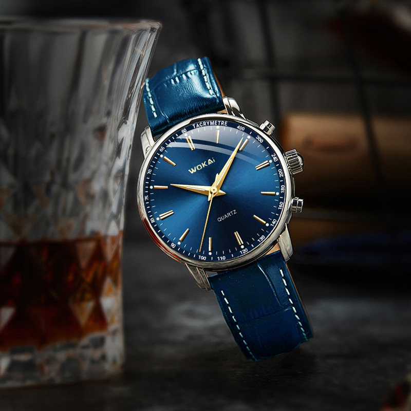 Watch Men Blue Watches Casual  - Smartwatch Watches Best Gift For Men บทวิจารณ์และราคา