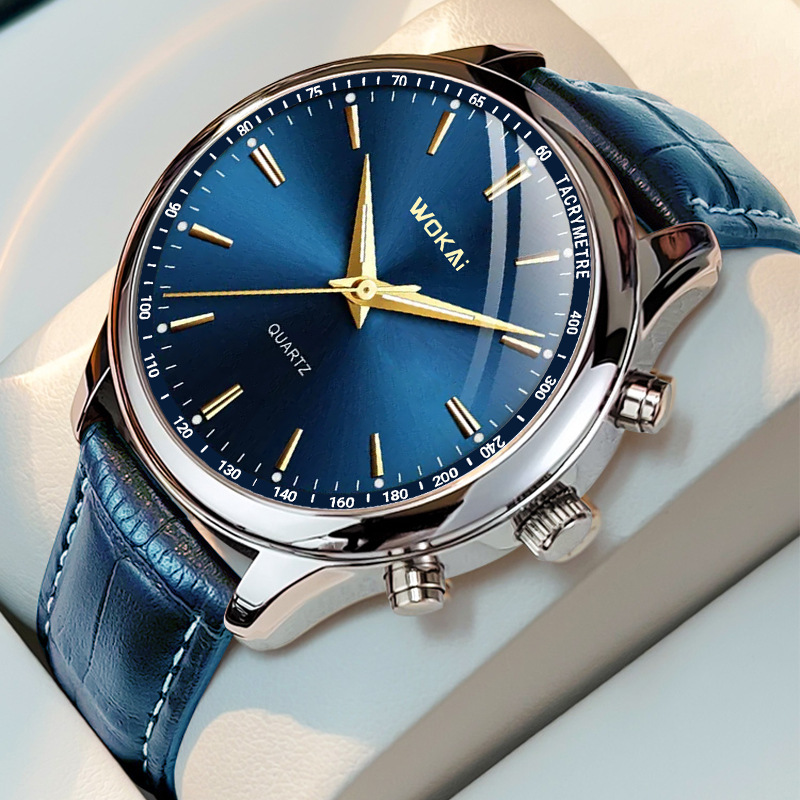 Watch Men Blue Watches Casual  - Smartwatch Watches Best Gift For Men บทวิจารณ์และราคา