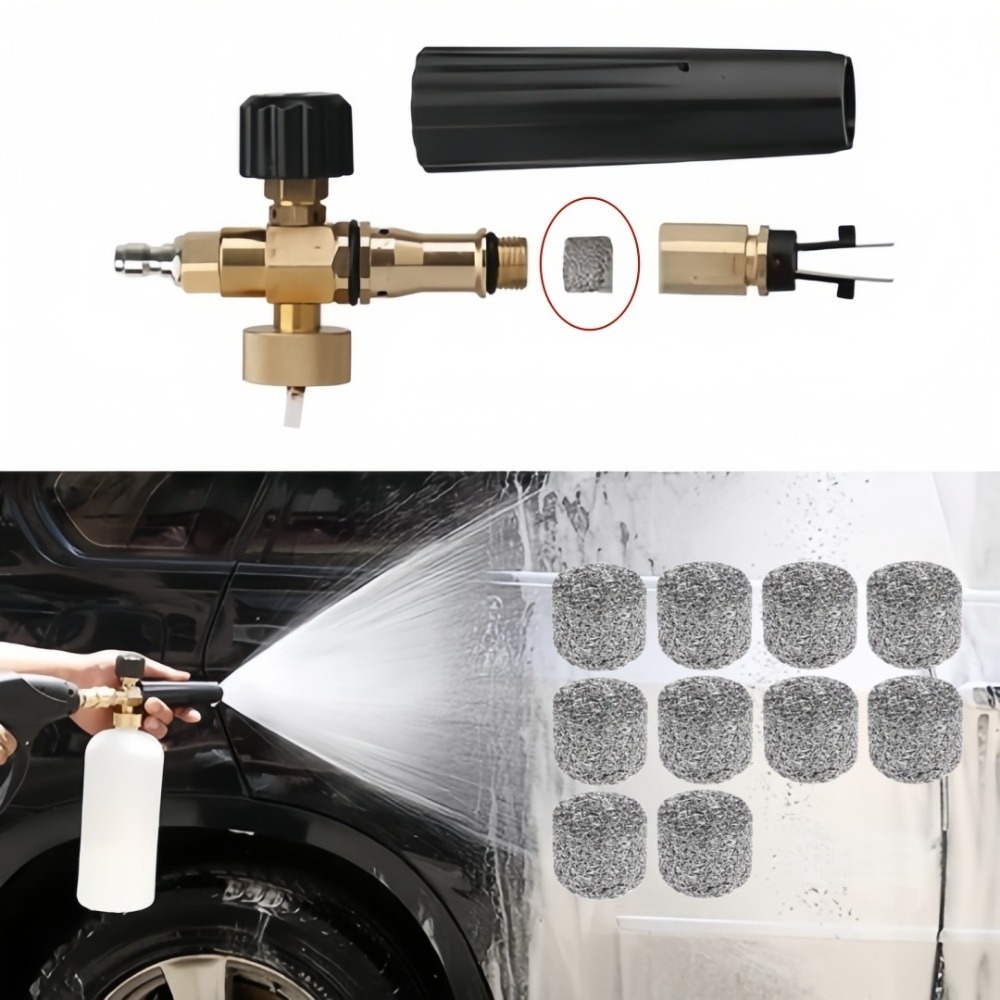 6pcs Car Wash High Density Foa - Mesh Stainless Strap บทวิจารณ์และราคา