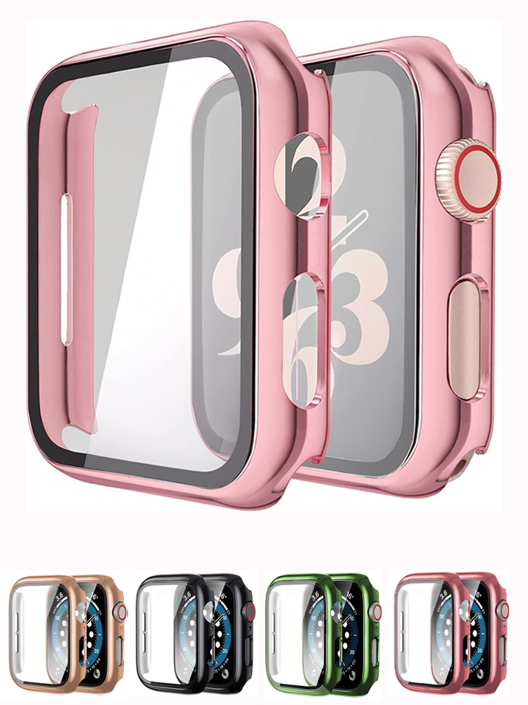 Glass+case For Apple Watch ban - Smartwatch Watches For Women Smart บทวิจารณ์และราคา