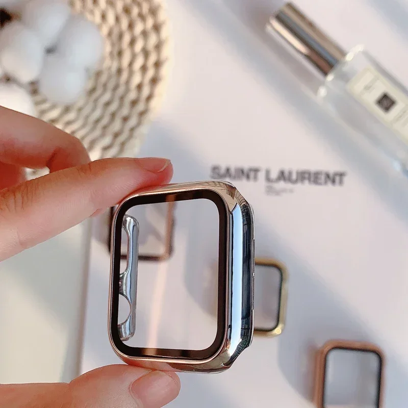 Glass+case For Apple Watch ban - Smartwatch Watches For Women Smart บทวิจารณ์และราคา