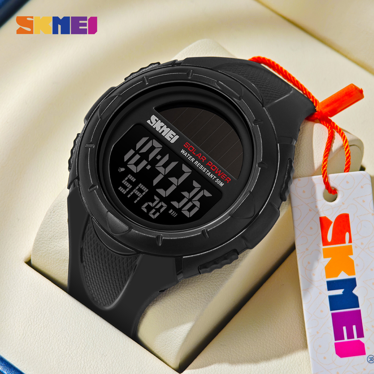 SKMEI Sport Digital Wristwatch - Solar Powered Watch บทวิจารณ์และราคา