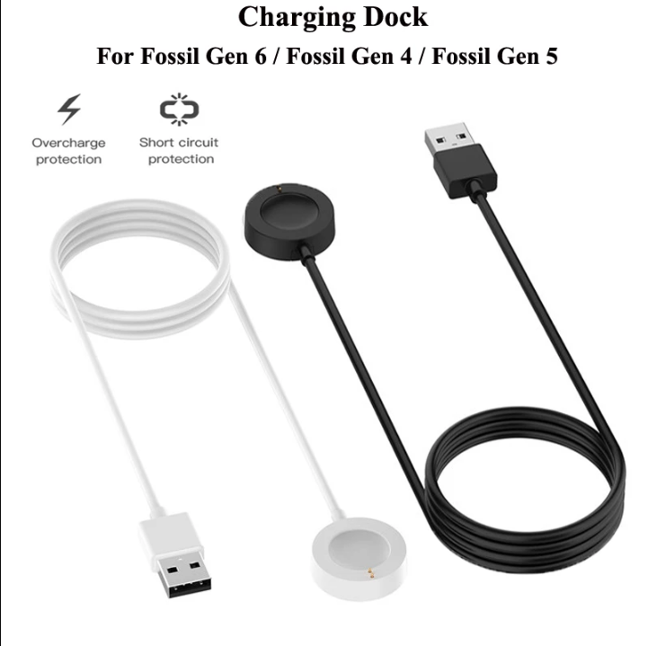 1M USB Magnetic Fast Charge Ch - Fossil Watches Smartwatch Gen 4 บทวิจารณ์และราคา