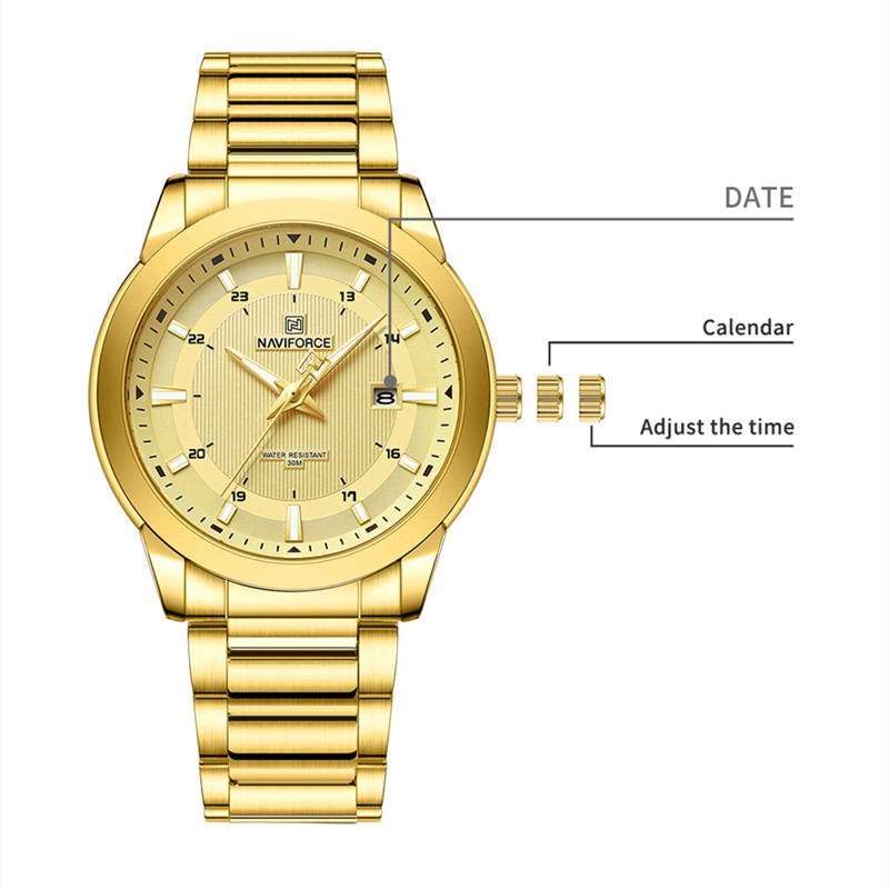 2024 Top Brand NAVIFORCE Mens  - Smartwatch Watches For Men Brands บทวิจารณ์และราคา