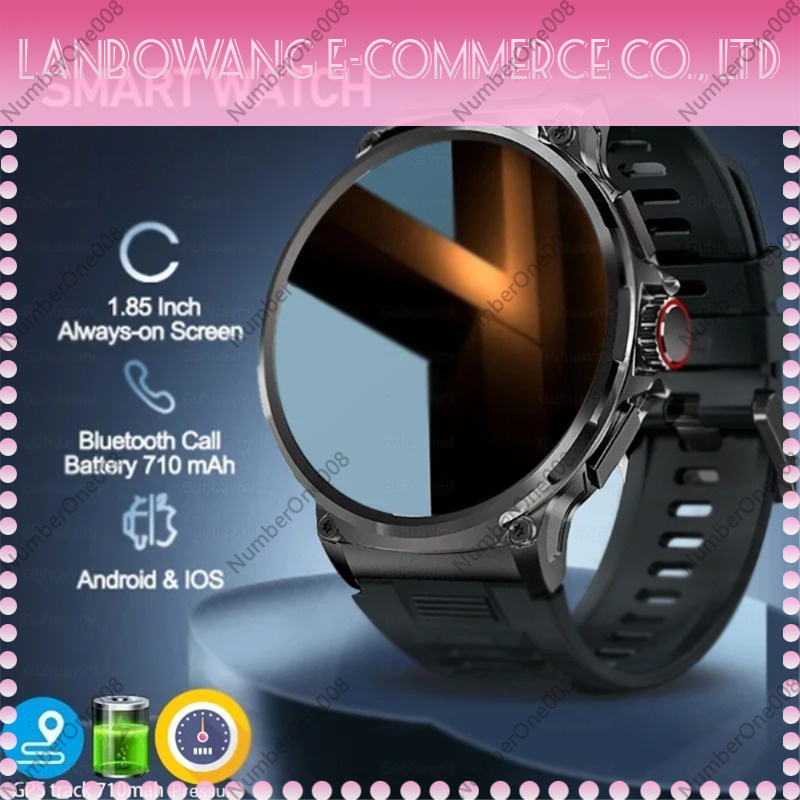 1.85 Inch HD Smart Watch, Blue - Smartwatch Watches With Bluetooth บทวิจารณ์และราคา
