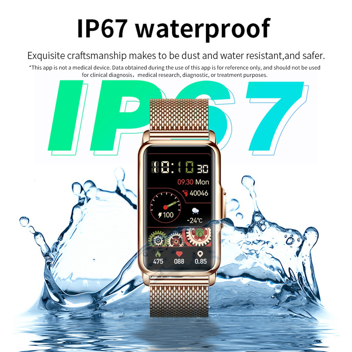LIGE Smart Watch Men Women Fit - Watch Smartwatch บทวิจารณ์และราคา