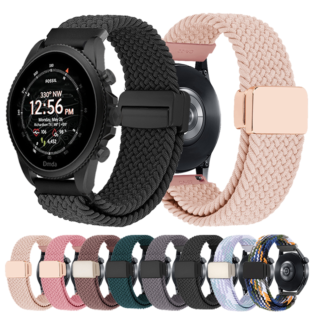 20mm 22mm Magnetic Buckle Stra - Fossil Watches Smartwatch Gen 6 บทวิจารณ์และราคา